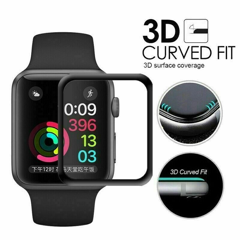 3D Apple Watch Series 7 / 41 mm Panzerfolie Schutz Glas Displayschutz